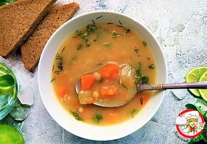 вкусный постный гороховый суп с дымом фото