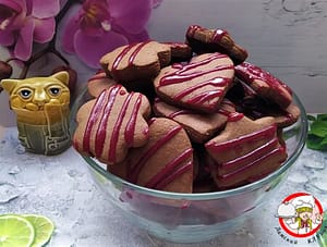 печенье с глазурью песочное шоколадное фото