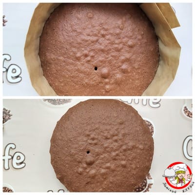 шоколадный бисквит в форме фото