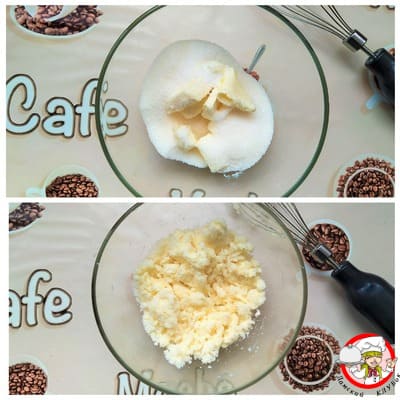 масло сахар для кекса шоколадного фото