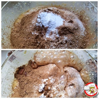 какао уксус сода для кекса фото