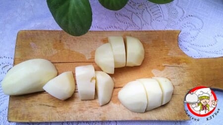 резаный картофель фото