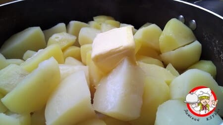картофель со сливочным маслом фото