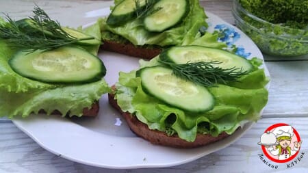 простые полезные бутерброды фото