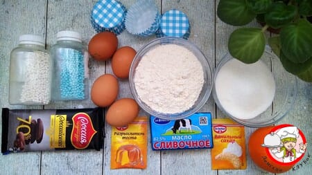 продукты для домашних кексов фото