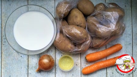 продукты для пюре картофельного с морковкой фото