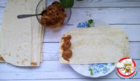 лаваш со сгущенкой фото